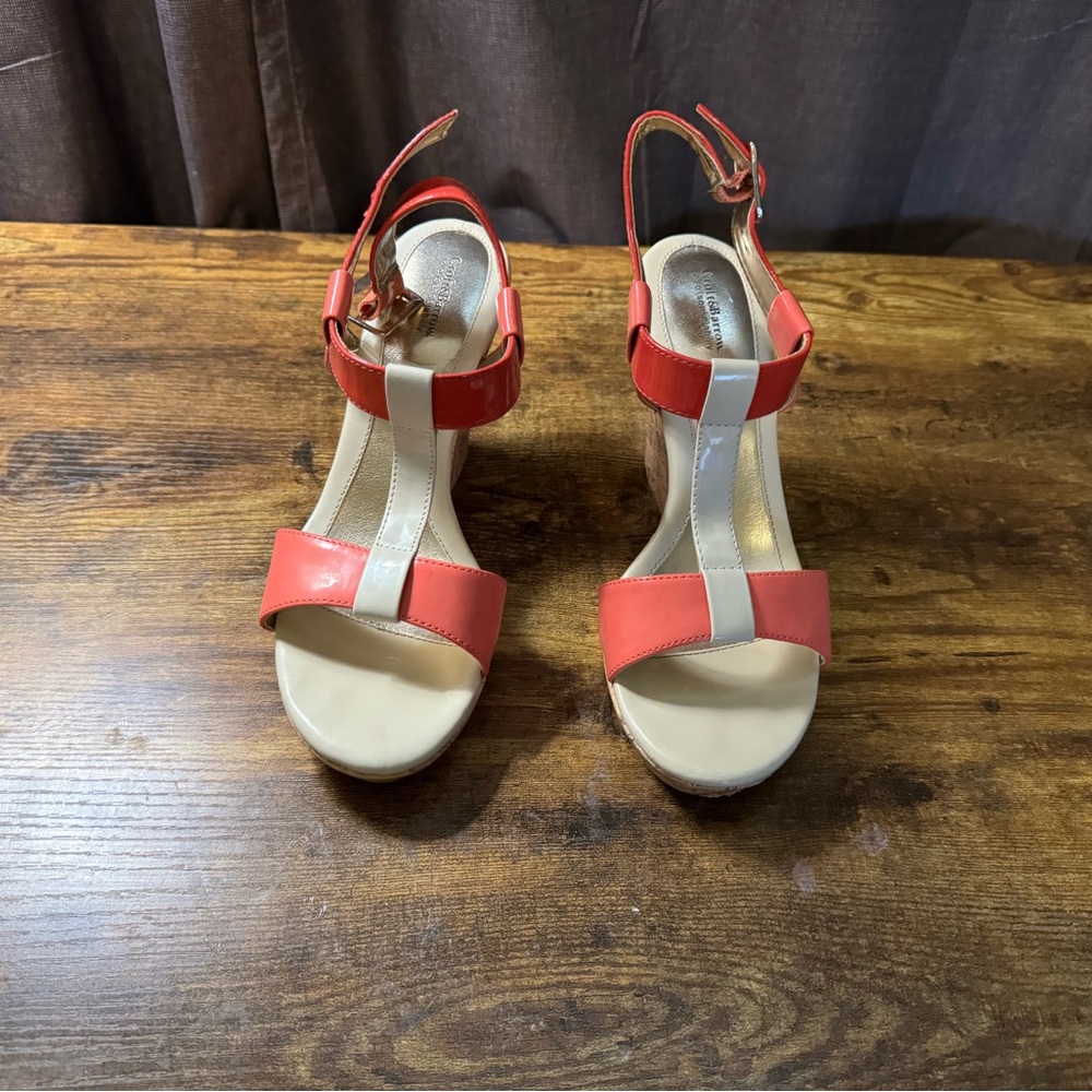 Croft & Barrow Sole Sense Ability Wedge Sandals Size 8.5